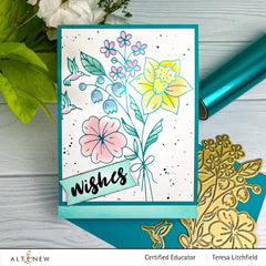 Hot Foil Plate & Stencil Bundle Morning Blooms