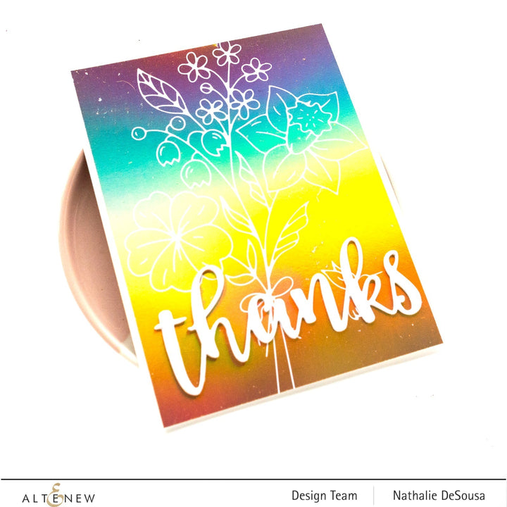 Hot Foil Plate & Stencil Bundle Morning Blooms