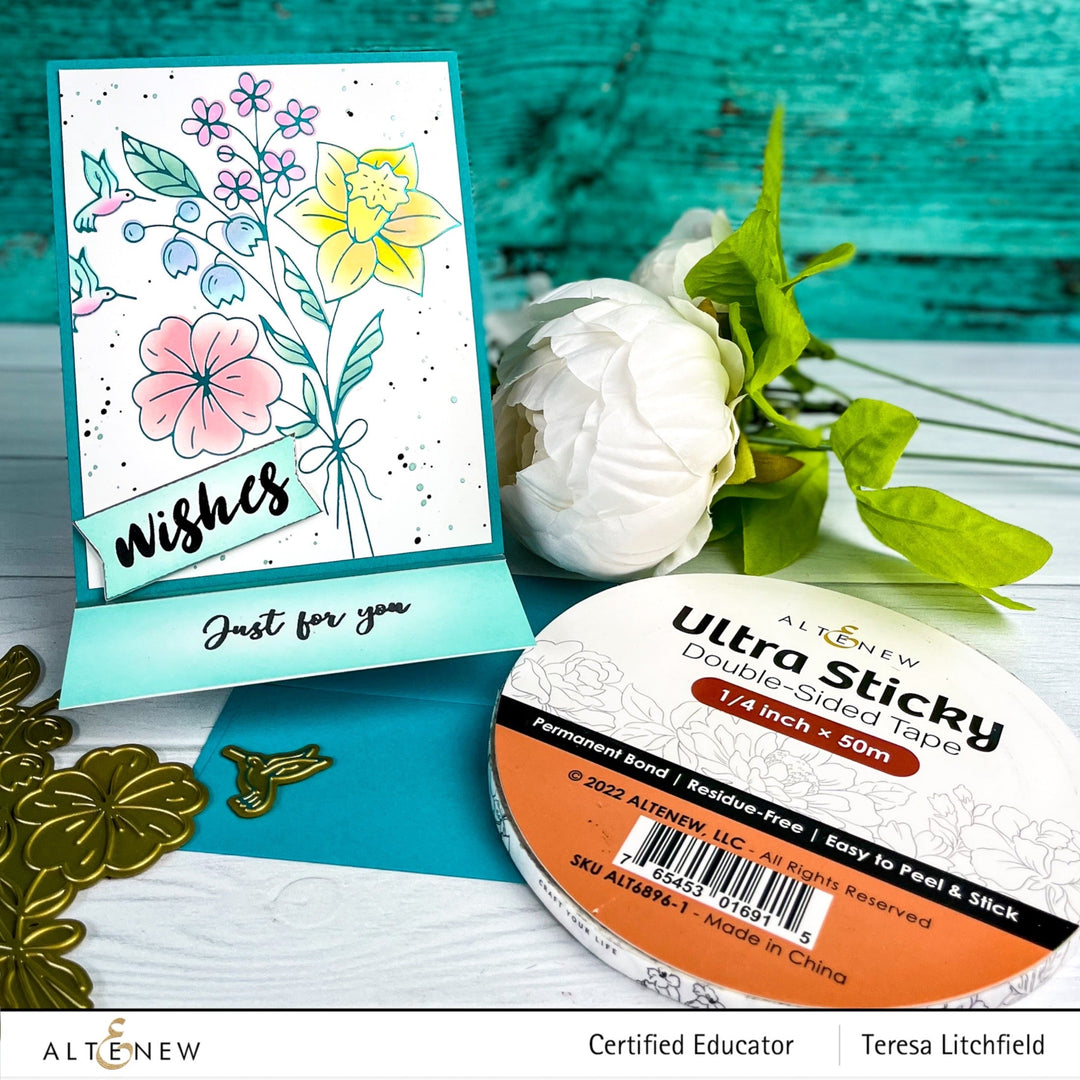 Hot Foil Plate & Stencil Bundle Morning Blooms