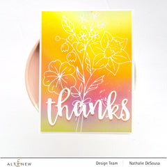 Hot Foil Plate & Stencil Bundle Morning Blooms