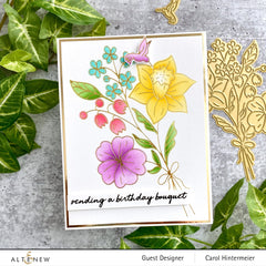 Hot Foil Plate & Stencil Bundle Morning Blooms