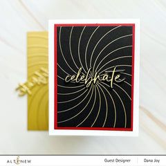 Hot Foil Plate & Stencil Bundle Rainbow Burst