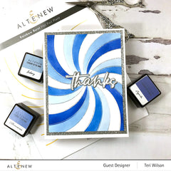 Hot Foil Plate & Stencil Bundle Rainbow Burst