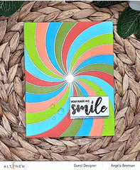 Hot Foil Plate & Stencil Bundle Rainbow Burst