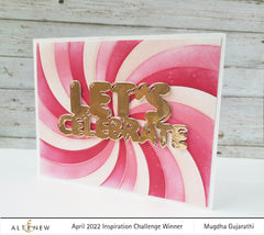 Hot Foil Plate & Stencil Bundle Rainbow Burst