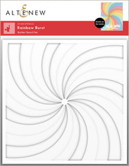 Hot Foil Plate & Stencil Bundle Rainbow Burst