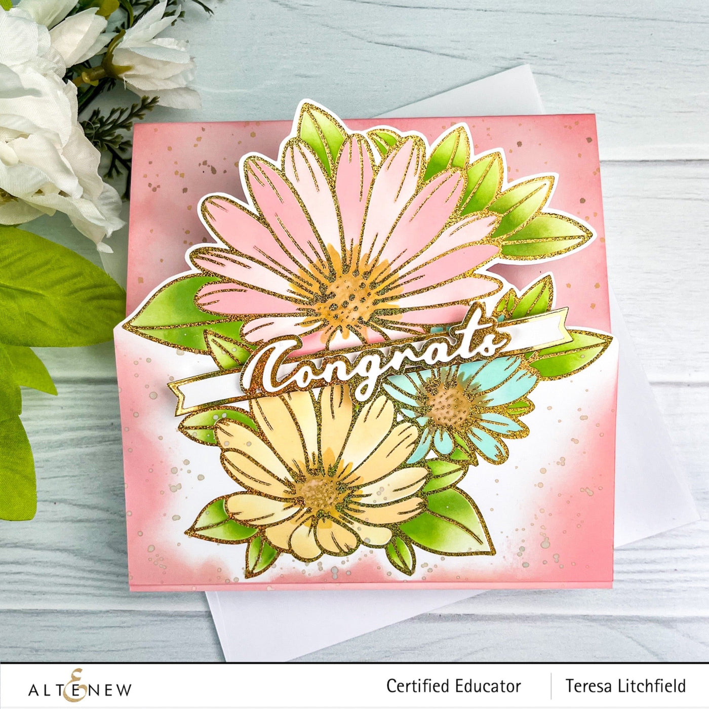 Hot Foil Plate & Stencil Bundle Vibrant Florals