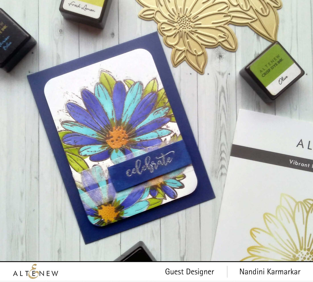 Hot Foil Plate & Stencil Bundle Vibrant Florals