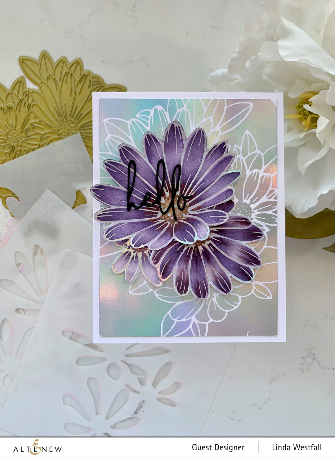 Hot Foil Plate & Stencil Bundle Vibrant Florals