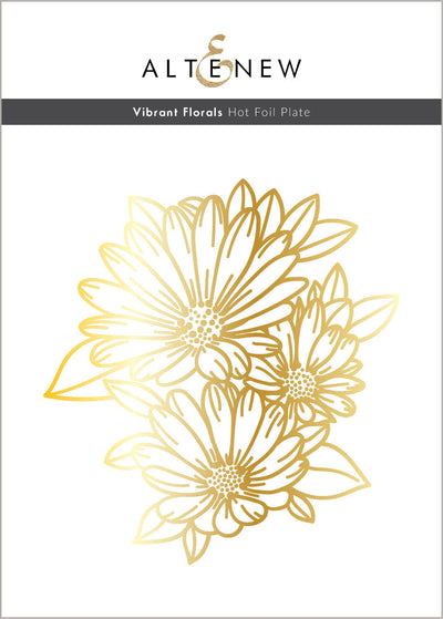Hot Foil Plate & Stencil Bundle Vibrant Florals