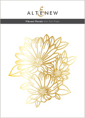 Hot Foil Plate & Stencil Bundle Vibrant Florals