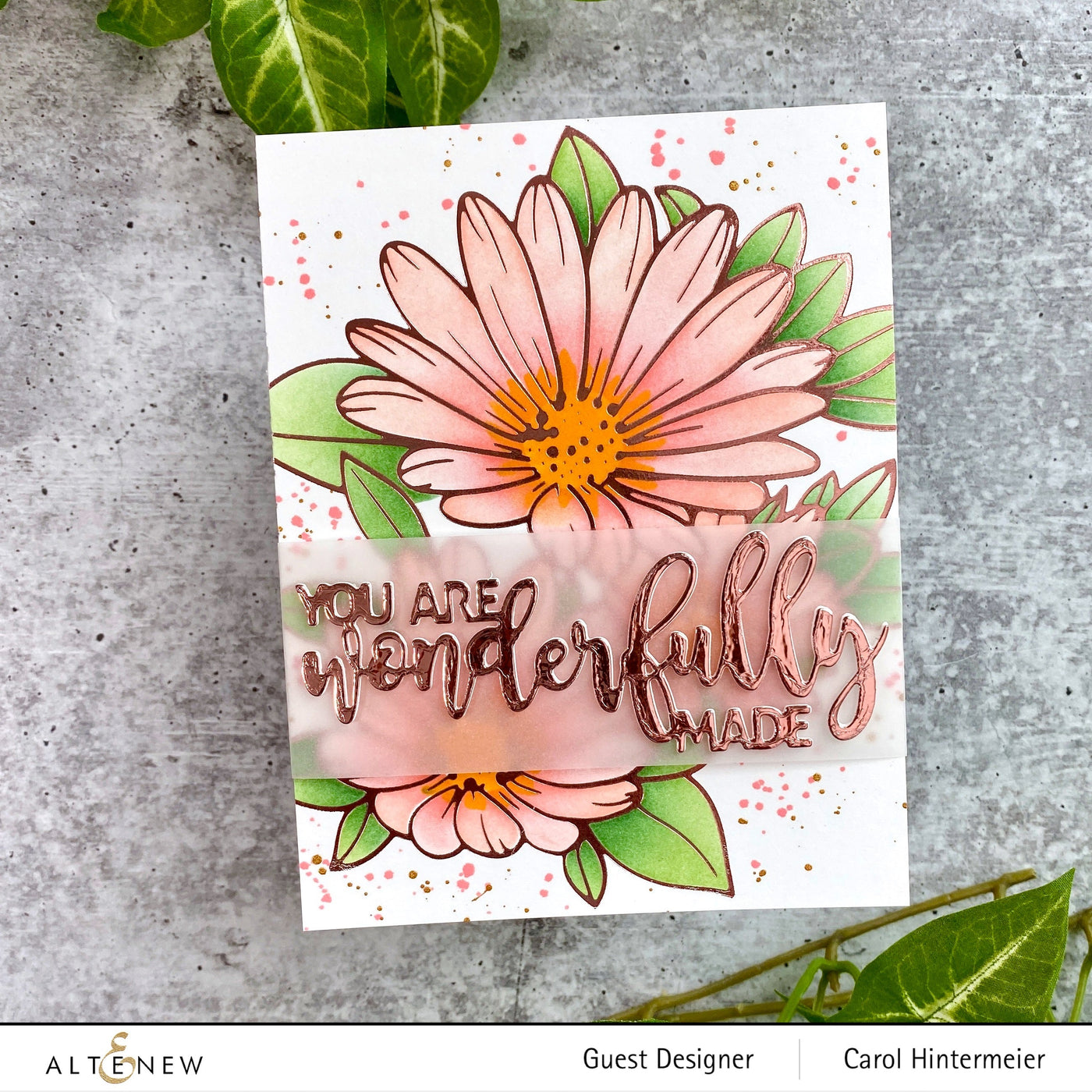 Hot Foil Plate & Stencil Bundle Vibrant Florals