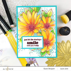 Hot Foil Plate & Stencil Bundle Vibrant Florals
