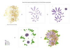 Hot Foil Plate & Stencil Bundle Vibrant Florals
