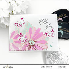 Hot Foil Plate & Stencil Bundle Vibrant Florals