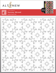 Hot Foil Plate & Stencil & Embellishment Bundle Journey Abroad