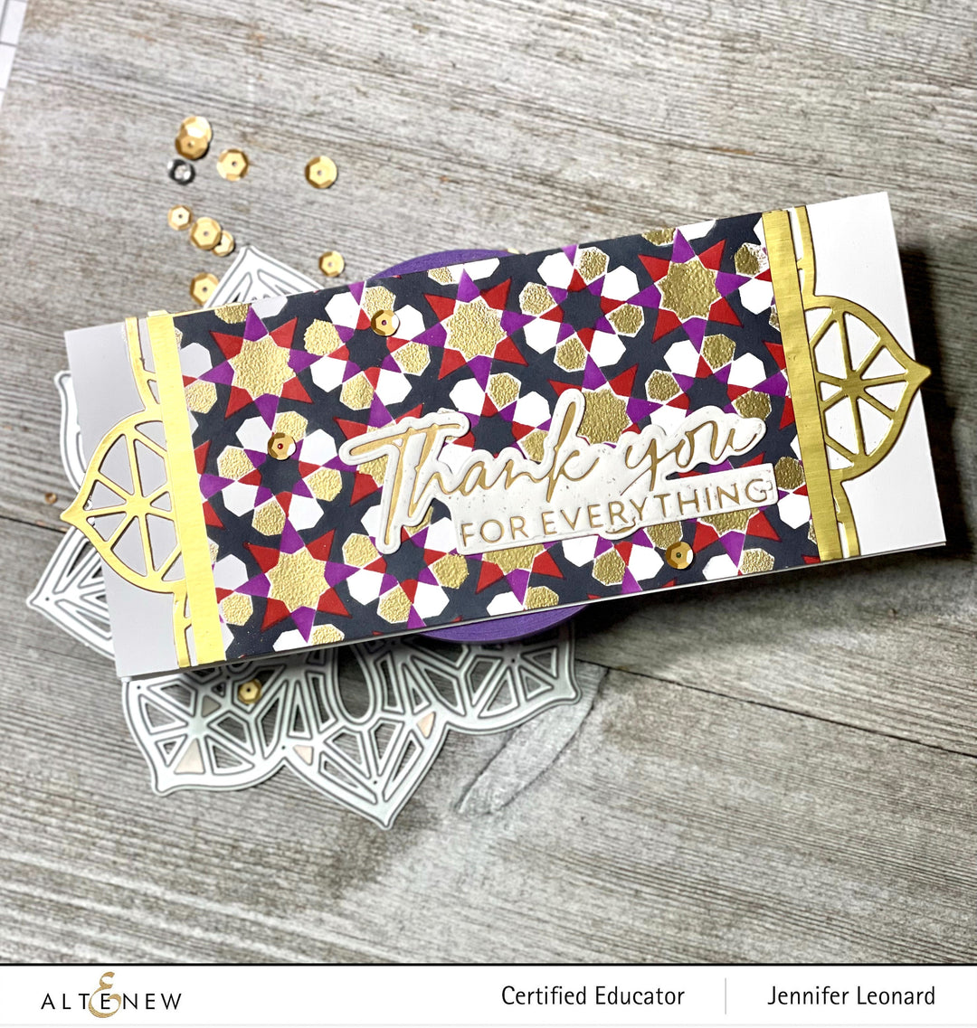 Hot Foil Plate & Stencil & Embellishment Bundle Journey Abroad