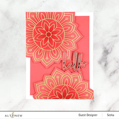 Hot Foil Plate Sunburst Doily Hot Foil Plate & Die Set