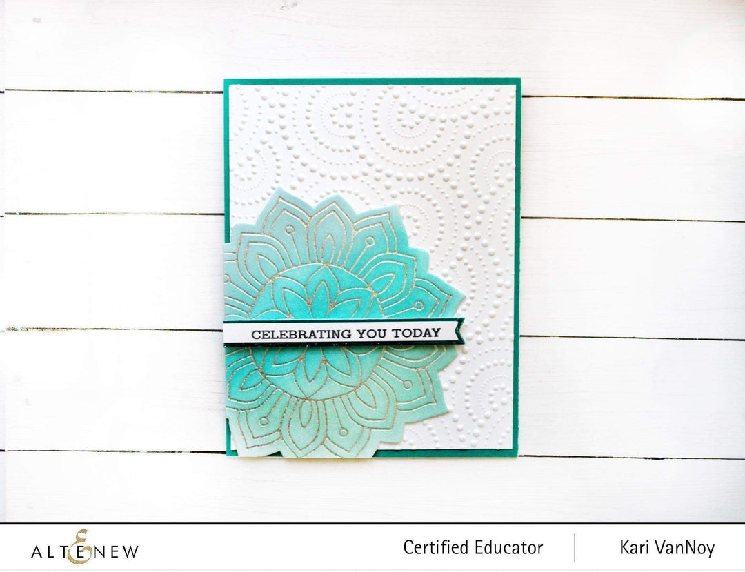 Hot Foil Plate Sunburst Doily Hot Foil Plate & Die Set