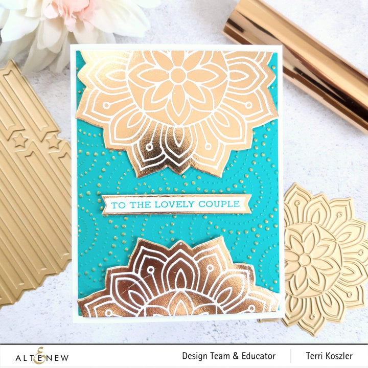 Hot Foil Plate Sunburst Doily Hot Foil Plate & Die Set
