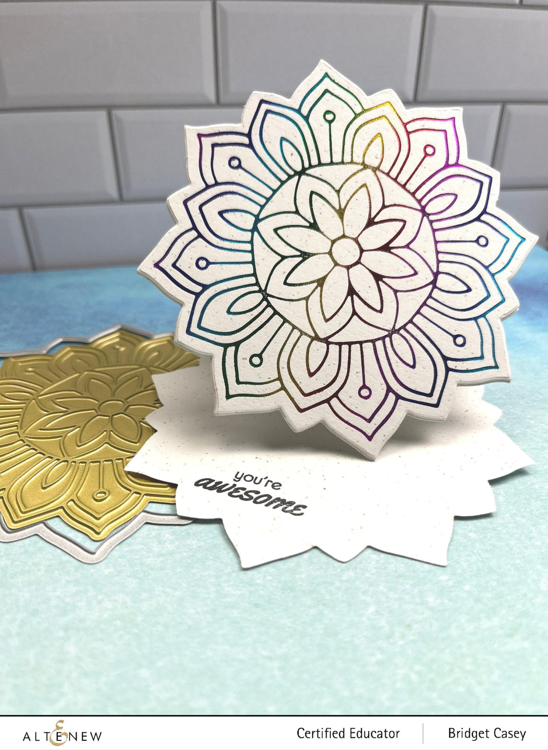 Hot Foil Plate Sunburst Doily Hot Foil Plate & Die Set