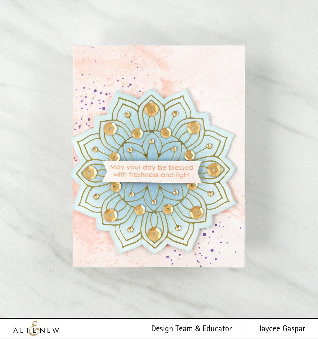 Hot Foil Plate Sunburst Doily Hot Foil Plate & Die Set