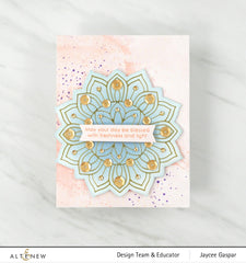 Hot Foil Plate Sunburst Doily Hot Foil Plate & Die Set