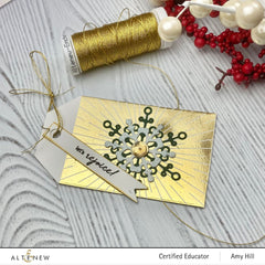 Hot Foil Plate Tiny Festive Patterns Hot Foil Plate Set (4 in 1)