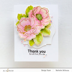 Hot Foil Plate Wild Rose Hot Foil Plate Set