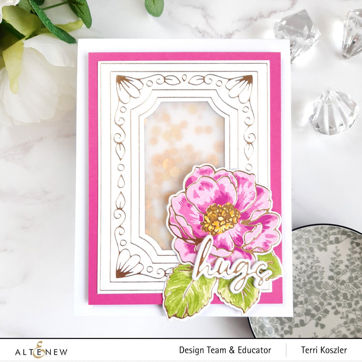 Hot Foil Plate Wild Rose Hot Foil Plate Set