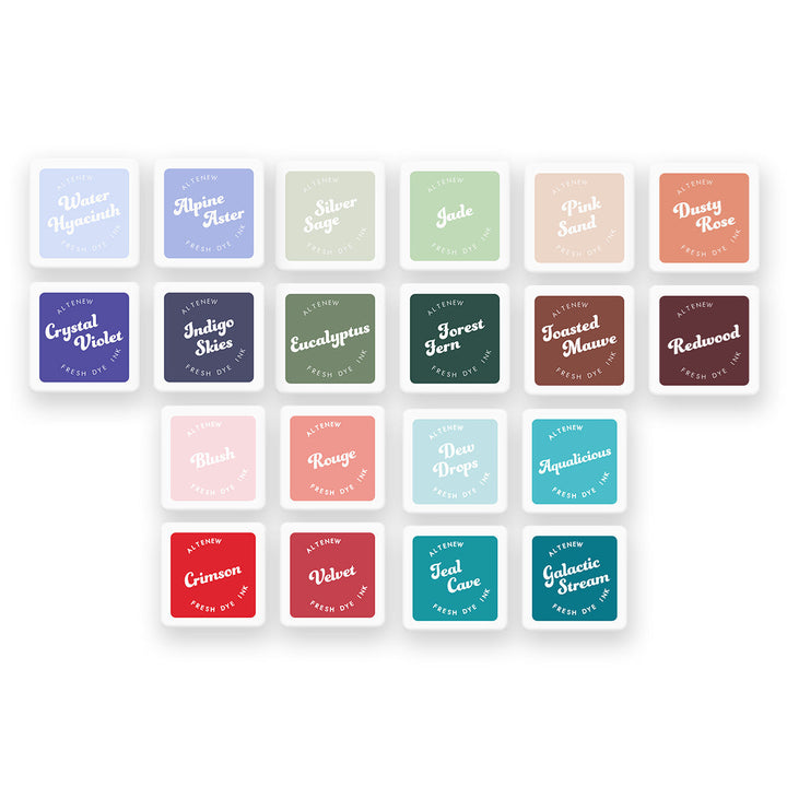 Ink Bundle 20 Fresh Dye Ink Mini Cube Bundle