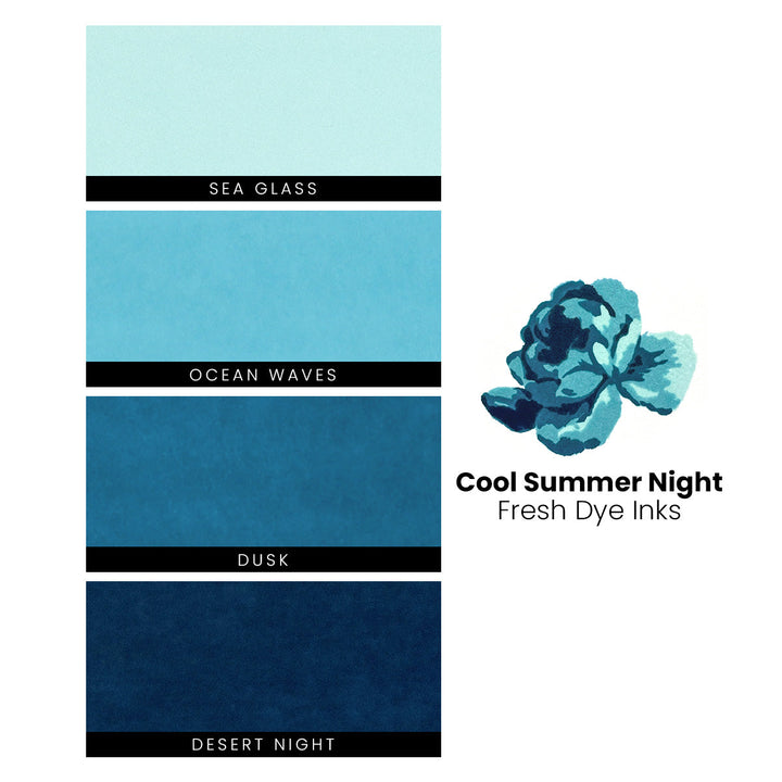 Ink Bundle Cool Summer Night Fresh Dye Ink