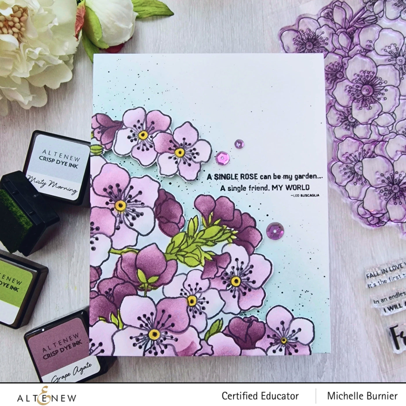 Ink Bundle Flowers and Skies Crisp Dye Ink Mini Cube Bundle