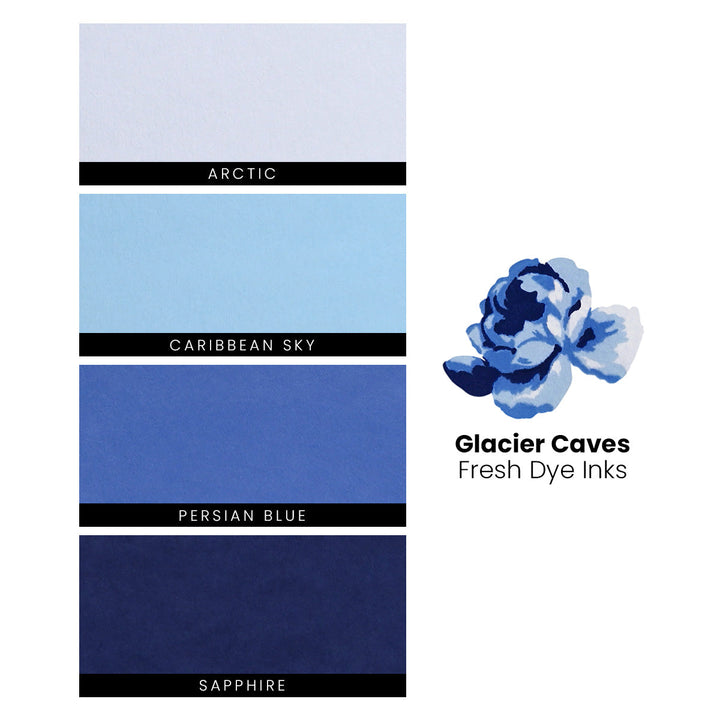Ink Bundle Glacier Caves Fresh Dye Ink