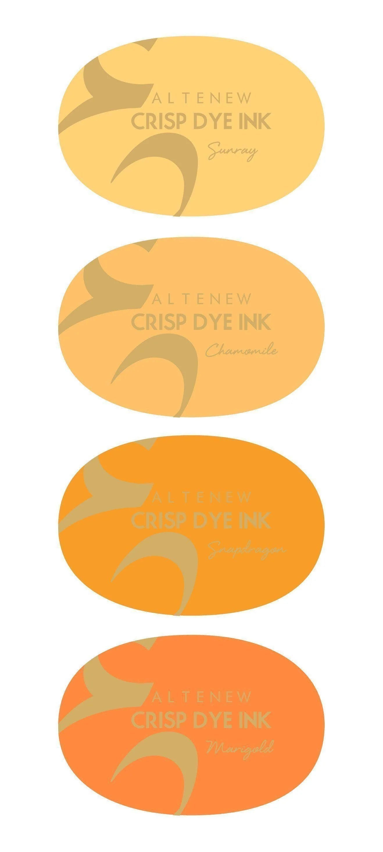 Ink Bundle Golden Sunset Crisp Dye Ink Oval Bundle