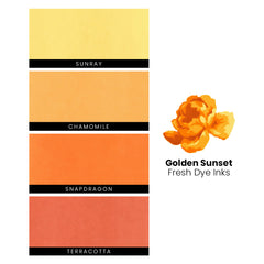Ink Bundle Golden Sunset Fresh Dye Ink