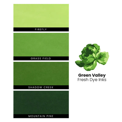 Ink Bundle Green Valley Fresh Dye Ink