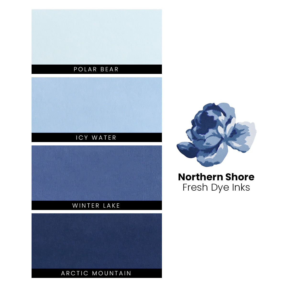 Ink Bundle Northern Shore Fresh Dye Ink