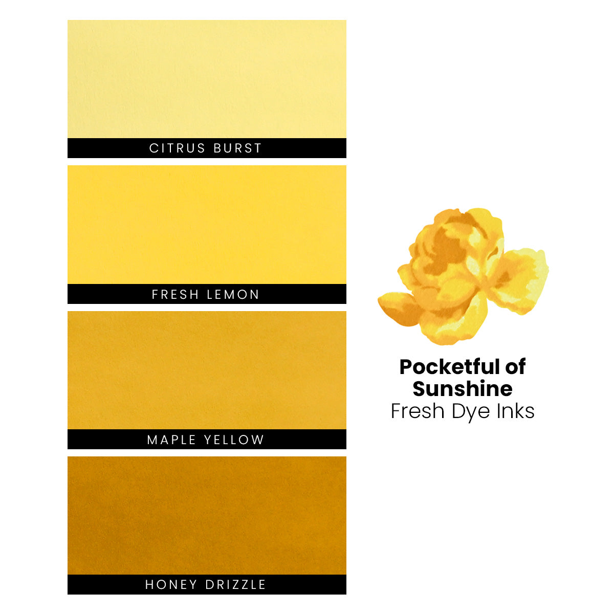 Ink Bundle Pocketful of Sunshine Fresh Dye Ink