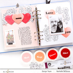 Ink Bundle Red Sunset Fresh Dye Inks (Blush, Rouge, Crimson, Velvet)