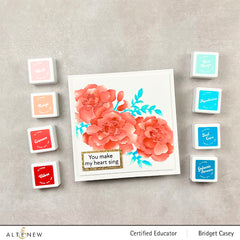 Ink Bundle Red Sunset Fresh Dye Inks (Blush, Rouge, Crimson, Velvet)