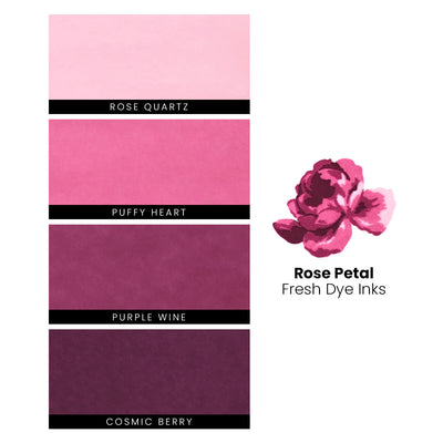 Ink Bundle Rose Petal Fresh Dye Ink