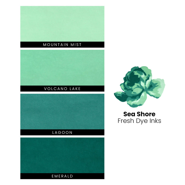 Ink Bundle Sea Shore Fresh Dye Ink