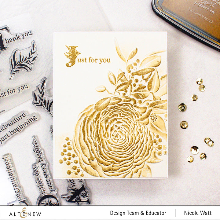 Ink & Re-inker Bundle Antique Gold Pigment Ink & Re-inker Bundle