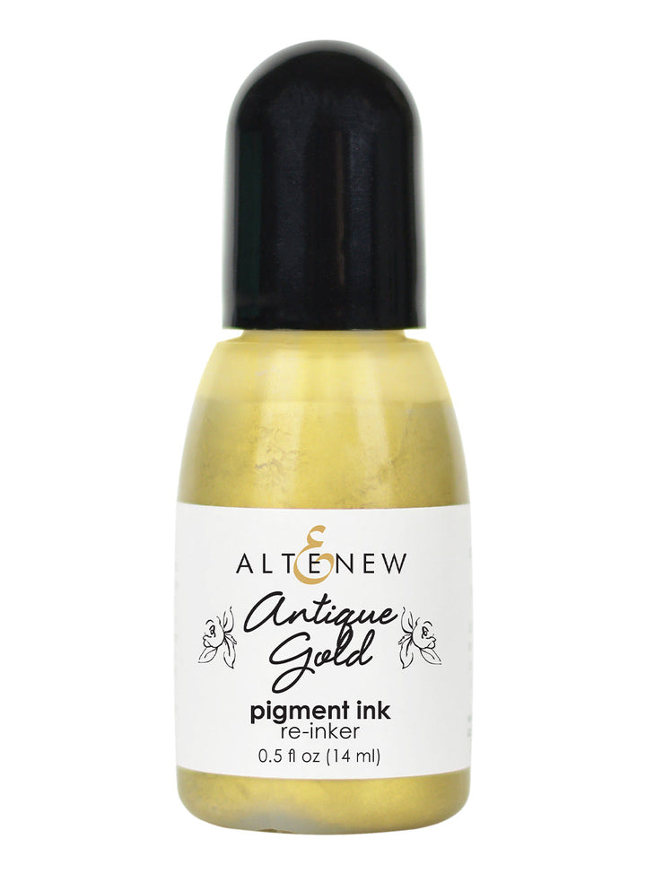 Ink & Re-inker Bundle Antique Gold Pigment Ink & Re-inker Bundle