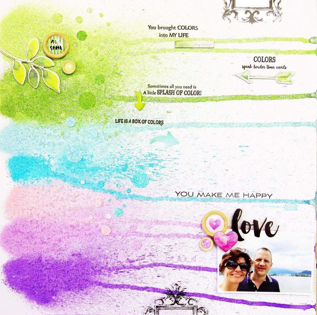 Ink Spray Bundle 12 Metallic Shimmer Ink Spray Bundle