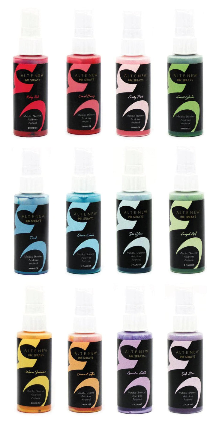Ink Spray Bundle 12 Metallic Shimmer Ink Spray Bundle