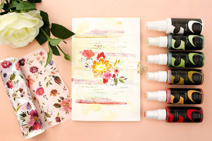 Ink Spray Caramel Toffee Metallic Shimmer Ink Spray