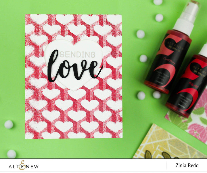 Ink Spray Coral Berry Metallic Shimmer Ink Spray