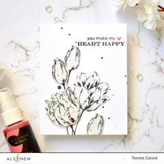 Ink Spray Frayed Leaf Metallic Shimmer Ink Spray